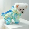 Cucciolo di abbigliamento per cani da cucciolo da camino caldo maglione inverno autunno vestiti cartone animato per piccolo gatto con cappuccio gatto pajamas chihuahua maltese Yorkie