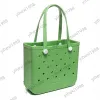 Bogg Bag Silicone Beach 대형 토트 고급 에바 플라스틱 해변 가방 핑크 블루 캔디 여성 화장품 가방 PVC 바구니 여행 보관 가방 젤리 여름 야외 핸드백