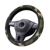 Coperchi di volant del volante Copertura mimetica militare marrone verde CAMO PROTOCCO CAMO UNIVERSAL UNIVERSAL ACCESSORI AUTO DELLA