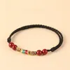 Braccialetti di fascino Lucky Koi Bracciale a corda rossa pura per donne uomini in stile cinese Cinnabar Cinnabar Regali di gioielli ad amuleto intrecciati fatti a mano intrecciati