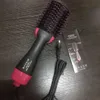 Hair Curlers Straighteners Hot air comb 2 in 1 multi function negative ion hair dryer curler straight blower H240415