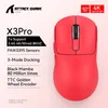 Attaquez Shark X3RRO Mode câblé 8KHz Bluetooth MousePixart PAW3395TRI-Modewiredless Mode 4khzlightweight Macro Gaming Mouse 240415