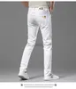 Мужские джинсы дизайнерские джинсы дизайнерские джинсы мужская прямая подсадка Slim Fit Spring/Loment тонкие брюки.
