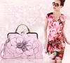 Bag Cross Border Supply Winter Bags In 2024 Women's Rose Flower Handbag Fashion Leisure Shoulder