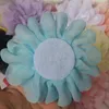 Decorative Flowers 10Pcs 10CM Handmade Soft Chiffon Fabric Silk Blossom Headwear Dress Clothing Brooch Necklace Decor DIY Accessories