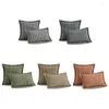 Almohada Inyahome Houndstooth Jacquard Juego de 2 fundas de decoración del hogar geométrica de la almohada 30x50cm 45x45cm 50x50cm Casas de almohada de lujo