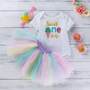 Летняя детская одежда Новая девочка детская принт с коротким рукавом мимолетная сетчатая сетка