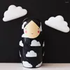 Vasi Matryoshka Child Christmas Decor Animal Bambole russe per la casa in legno