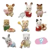 Japon Sylvanian Families Blind Box Kawaii Camping Dress Up Doll Cute Anime Figrues Room Ornaments Toys Girls Birthday Cadeaux 240407