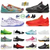 Mamba Protro 6 Protros 8 Basketskor Designer Män kvinnor Grinch Reverse Grinches Venice Beach Italian Camo LB20 Eybl White Court Purple Del Sol Trackers Sneakers