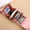Shoulder Bags Contrast Color Bag Cover Women's Small Square PU Leather Ladies Cute Crossbody Mobile Phone Coin Purse Mini Handbag