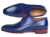 Chaussures décontractées Men Luxury 2024 Cuir Original Formal Blue Cow Hide confortable