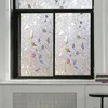 Window Stickers Diamond Colorful Gem Cover Film Home Decorative No-Glue Electratatic 3D Static Badrum Move Door Glass Sticker 45 100cm