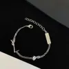 Salavormoon Bracelet Designer for Women Titanium Steel With Diamond Designer for Women Jewlery Gifts Woman Gold Sier Wholesale não desaparece 0005