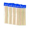 Drinking Straws 400pcs Bendable Flexible Striped Fun Colorful Straw Disposable Plastic Straws-Assorted Colors