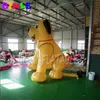 Decoration d'événement de 16,4 pieds de haut grand chien jaune gonflable, mignon chien de mascotte d'animaux Modèle de dessin animé en vente
