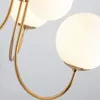 Lampadari lampadario moderno a sfera di vetro per soggiorno cucina da pranzo cucina a sospensione decorazione per la casa