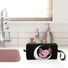 Kosmetische Taschen Reisen axolotl auf dem Mond Toilettenbeutel Salamander Tier Make -up Organizer Frauen Schönheit Aufbewahrung Dopp Kit Hülle Box