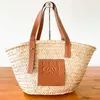 Anagram Fold Shopper weave Straw Designer bag for woman luxurys handbag vacation Raffias Beach Bag man pochette Clutch armpit Crossbody Basket Shoulder a5 tote Bags