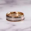 Set di anelli personalizzati set di anelli nuziali in oro 18k con anello da sposa moissanite per coppia