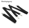 Prise des suspense noire pour hommes 4 clips STRAP COULEUR COULEUR COLLABLE AIGINABLE APIR SLIM