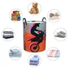 Laundry Bags Dirty Basket Motocross Rider Dirt Bike Folding Clothing Storage Bucket Toy Home Waterproof Organizer