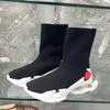 Designer Socks Schuhe Geschwindigkeit Speed Top-Level-Qualitäts-Laufschuhe Metall Frühlingshöhe Erhöhung der Schuhe Frauen Frauen Plattform Runner Sneaker