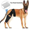 Ropa para perros rodilla corneta orthosis almohadillas para mascotas patas ajustables envolturas heridas curadas lesiones caninas recuperar protectores brazos de pierna