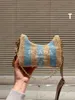 짠 겨드랑이 가방 고품질 디자이너 가방 숄더백 여성 지갑 크로스 바디 세련되고 편리한 쇼핑 가방 직조 핫 스타일