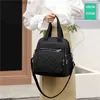 Sacs à couches sacs à bandoulière pour femmes Single Femme Sac à bandoulière Multi-Zipper Messenger Sac grande femme Sac d'été Mommy Travel Sac L410