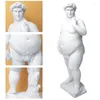 Figurine decorative Resina Fat David Statue 11x7x25cm Casting Professional Crafts Ornament Ornament Orna