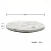 Decoratieve beeldjes 20 PCS Aangepaste groothandel Wit Marble Board voor interieur Home Decoration Tray