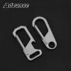 Keychains Titanium Alloy Mechanical Keyring Ring Simple Keychain Belt Outdoor Tool Accessories