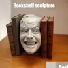 Arts And Crafts Scpture Of The Shining Bookend Library Heres Johnny Resin Desktop Ornament Book Shelf Mumr999 210727264G Drop Delivery Dhu6C