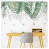 Adesivos de parede Janela sala de estar PVC Bedroom Cozinha antistática DIY Bonsai Planta tropical Tropical Seconge
