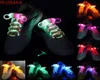 30pcs15 paia lacci lampeggianti LED lacci in fibra ottica Shoelace Luminose Shoe Light Up Shear Lace3295263