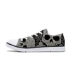 Scarpe casual First Dance Women Men Skull Stamping Cool Paisley Stampa Sneakers di moda per adolescenti Girls Student Canvas Ladie