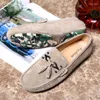 Casual Shoes Fashion Man Moccasins Slip On Flats Male Leather Suede Men loafers andningsvarumärke Tassel Driving Men's