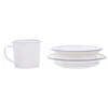 Servis uppsättningar Dish Cup Set Kitchen Decor Creative Plate Bowl Dekorera hushåll TEA Melamin Hem Drinkning Kontor Chaiers