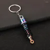 Teclado peças de cartocasco de chaveiro de ajuste automático Modelo de mola de keyring