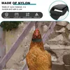 Dog Collars 4 Pcs Neck Farm Supply Nylon Poultry No Noise Rooster Anti-crowing Accessory Plastic Neckband