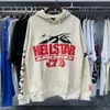 Hellstar Hooded Mens Hoodies Tasarımcı Grafik Hoodie Sweatshirts ve Hellstars Pants Sokak Graffiti Folyo Baskı Vintage Gevşek Deri Dostu Takipler Bize S-XL