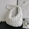 2024 designer bag luxury bag tote bag shoulder bag Armpit shoulder bag Trend bag women's new fashion bubble lattice children's bag niche design crossbody