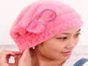 Kolorowe ręczniki zawinięte w pod prysznicem Czapki z mikrofibry HATS Solid Superfine Szybkie sucha hat Hat Akcesoria 5559945