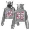 Renee Rapp Worthy Merch Crop Top Hoodie Women Harajuku