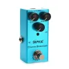 Pegs SAPHUE Mini Electric Guitar Pedal Effector Time/Mix/Repeat Knob Effect Pedal Mini Single Type DC 9V True Bypass Guitar Accessory