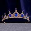 Clip per capelli Gioielli Rhinestone corona di corona di testa Crystal Princess Crown Bridal Tiaras for Girls Accessori Regalo per feste