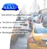 Taksi İşareti Işık USB Şarj Edilebilir Pil Kabin İşareti Işık, Çatı Taksi İşareti Manyetik Su Geçirmez Taksi Kabin Çatı Üstü Aydınlatılmış İşaret