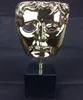 BAFTA trophy award Metal BAFTA BAFTA trophy award Britsish Academy Film trophy award gold or sliver color and black base8257568