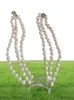 Дизайнерский многослойный жемчужный кат -хрупт орбита ожерелье Клавиля -цепь барокко жемчужные ожерелья для женщин ювелирных изделий 5717644